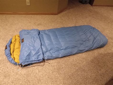 eddie bauer down sleeping bag.